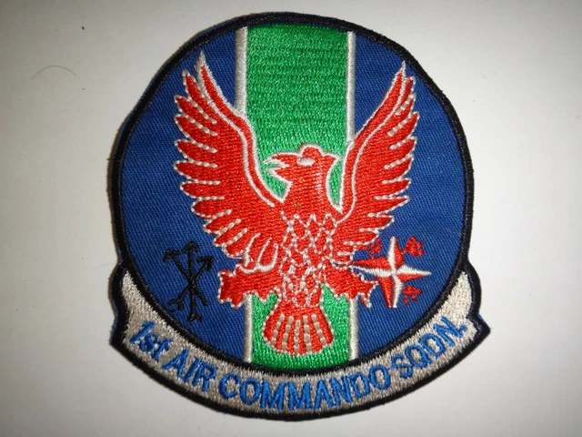 VIETNAM WAR PATCH US AIR Force 1st air COMMANDO Squadron At BIEN HOA ...