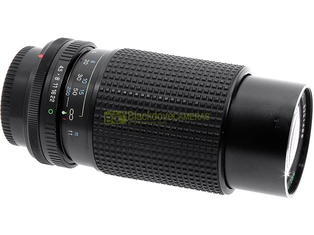 Canon Fd Zoom Tokina 80/200mm. F4,5 Utilisable Sur Numériques Via Adaptateur