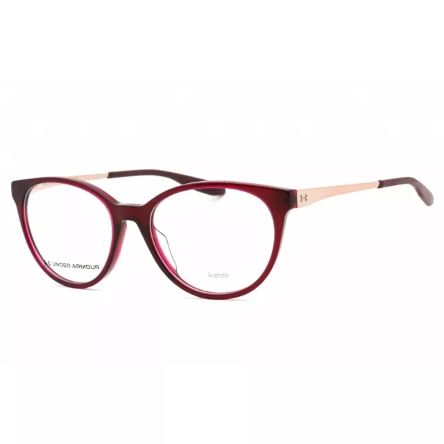 UNDER ARMOUR WOMEN'S Eyeglasses Crystal Red Full Rim Oval Frame UA 5028 ...