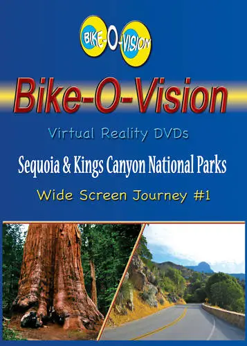 Bike-O-Vision Cycling Video, Sequoia & Kings Canyon Natl Parks, Widescreen DVD