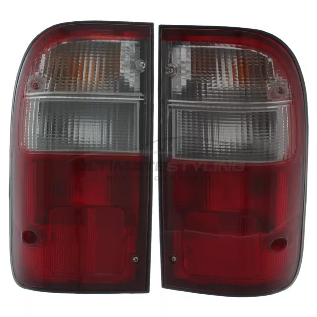 Rear Light Fits Toyota Hi-Lux 1997-2001 Tail Lamp Back Lens Pair Left & Right