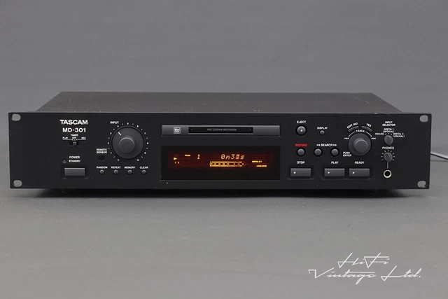 Enregistreur MiniDisc TASCAM MD-801R - Occasion Fonctionnel (unité + Câble)