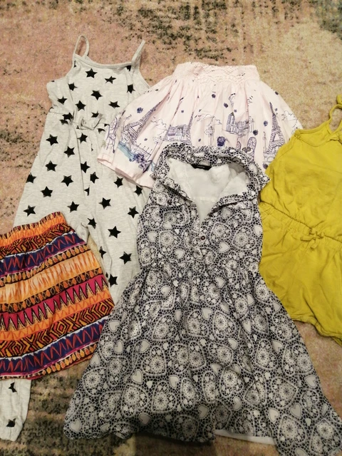 Girls Summer Play Suits/Dresses Bundle Age 6 Years