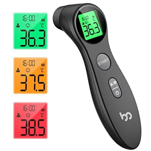 Thermomètre numérique pour adultes et enfants - Facile à utiliser -  Thermomètre corporel flexible avec 25 sondes cliniques