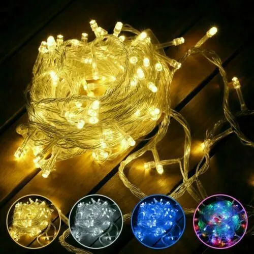 Fairy LED Lights Battery Operated String Lights In/Outdoor Christmas Tree Xmas