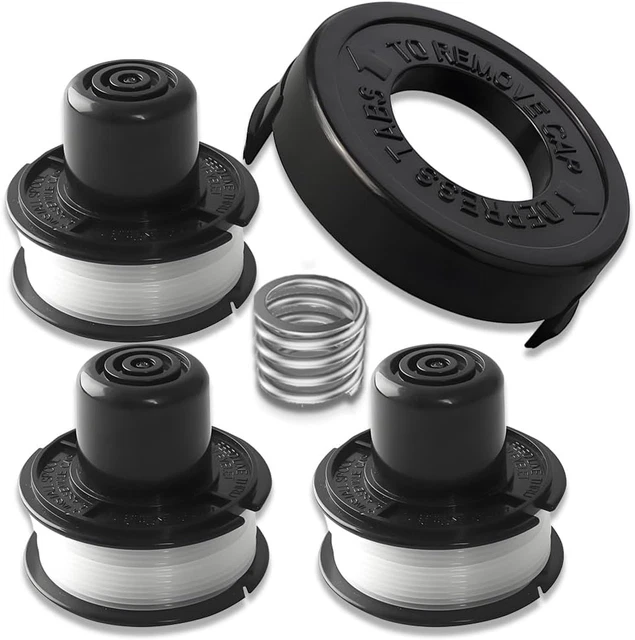 Bobina Portafilo Per Decespugliatore Black & Decker - Filo Nylon 1.65mm, 9.15m, Con Copri Bobina E Molla