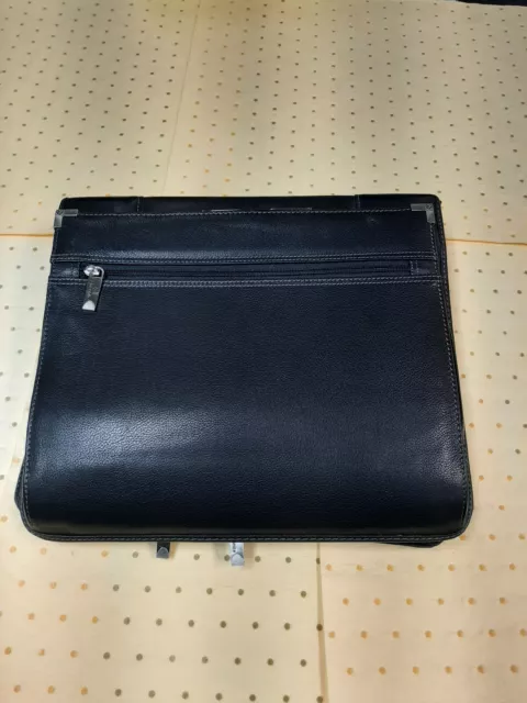 Samsonite faux Leather Padfolio w Calculator FULL SIZE 8.5" x 11" NOTEPAD