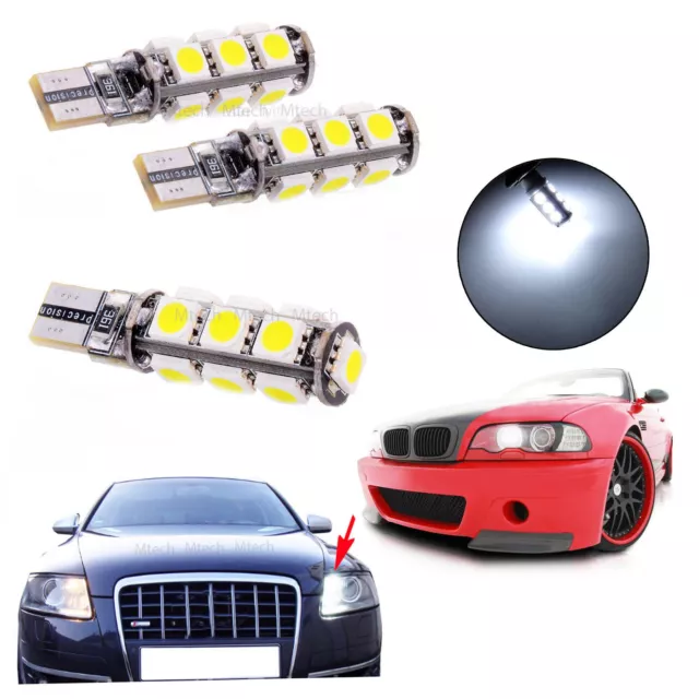 2 X Bombillas led coche T10 canbus para Bmw E30 E46 no dan fallo