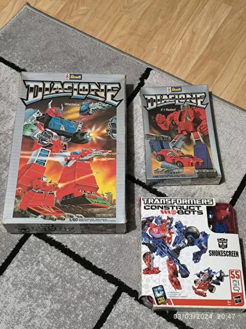 Diaclone Ceji Revell Lot Transformers Takara GiG Joustra Époque Goldorak