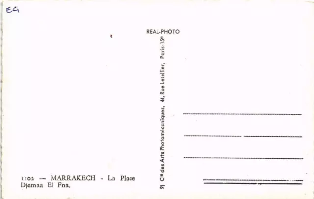 CPA AK MARRAKECH - La Place Djemaa El Fna MOROC (669159) 2