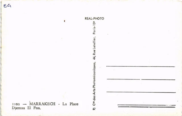 CPA AK MARRAKECH - La Place Djemaa El Fna MOROC (669159) 2