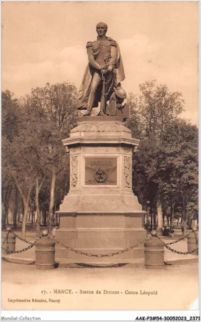 AAKP3-54-0214 - NANCY - statue de drouot - cours Léopold