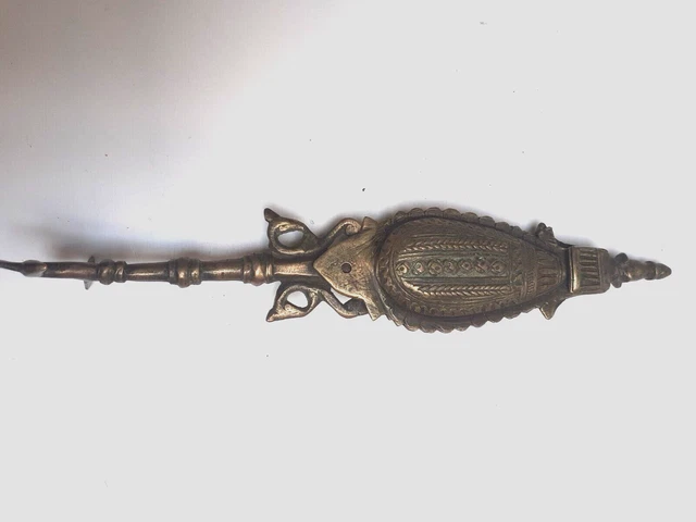 ANCIEN ET Rare objet de priére en bronze Indien Ajal EUR 24,50