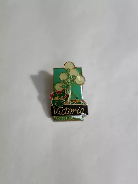 Victoria British Columbia Canada Souvenir Lapel Hat Jacket Pin