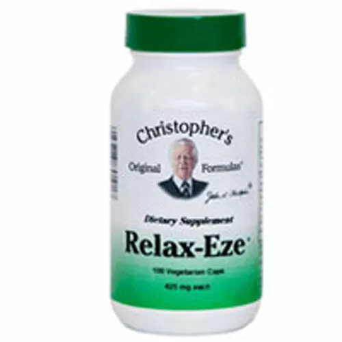 Relax-Eze 100 Capsule Vegetariane Da Dr.Christophers Formulas