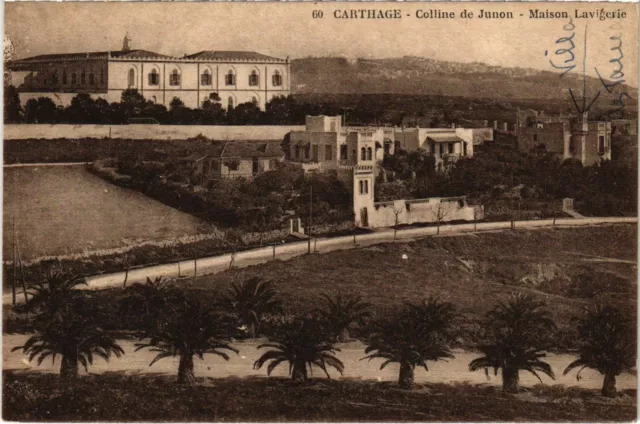 CPA AK CARTHAGE Colline de Junon Maison Lavigerie TUNISIA (974091)