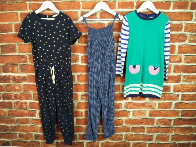 Girls Bundle Age 6-7 Years Gap John Lewis M&S Jumper Dress Sweat Jumpsuit 122Cm
