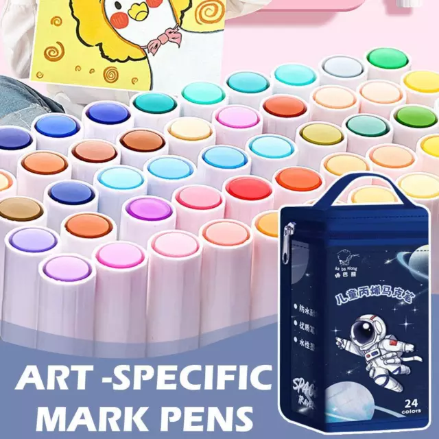 Marker Pen Set Acrylic Painting Markers Children's F5O1 Drawing Colo I5K5