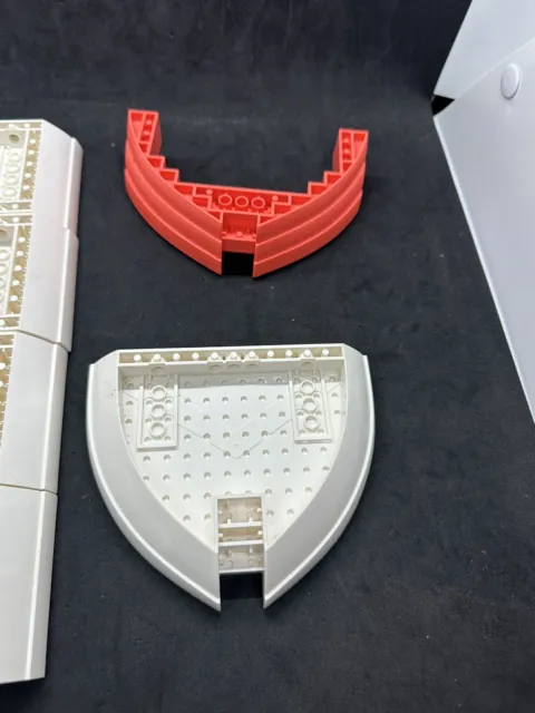 Lot Of Lego  White/Coral Boat Hull Pieces Dolphin Cruiser 64651 64645 95227