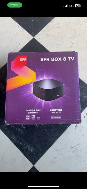 Décodeur TV SFR La Box STB7 4K UHD - Neuf (ouvert Jamais Utilisé), Pour ADSL/Fibre, Avec Enregistrement, HDMI