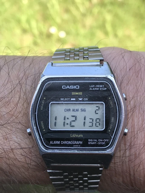 VINTAGE CASIO A852 Digital Chrono Alarm 1981 Japan Made Gents Watch Module 108 31.00 PicClick UK