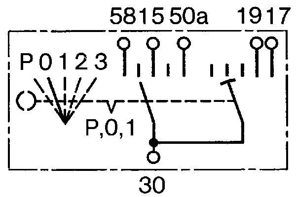 BOSCH Glühstartschalter 0 342 316 003