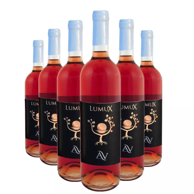 Vino Rosato Salento Negroamaro IGT - Lumux 6 bottiglie da 750ml