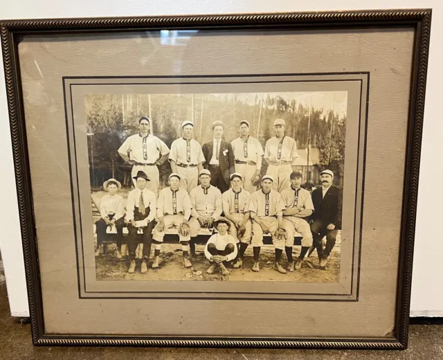 Vintage Original 1910 IONE, California Baseball Club Team Photo