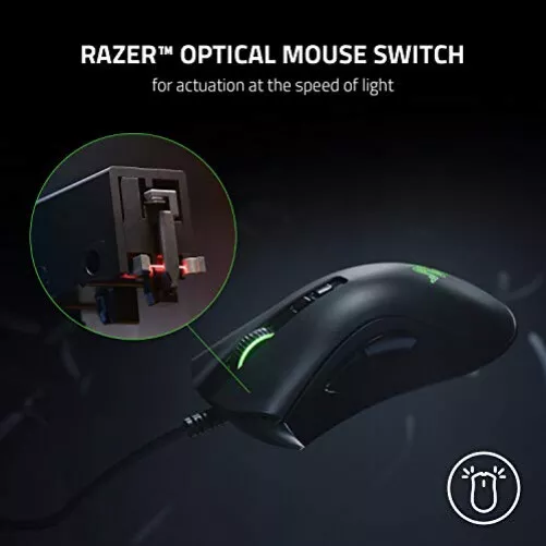 * Razer DeathAdder V2 Gaming Mouse 20.000 DPI Ergonomic RGB Black