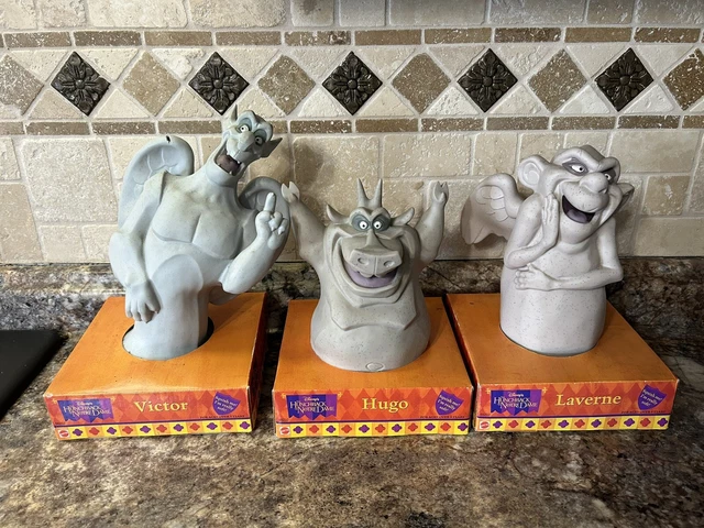 DISNEY'S ANIMATED HUNCHBACK OF NOTRE DAME Gargoyles Vinyl Figurines Set ...