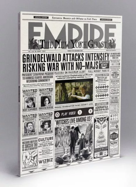 (COLLECTOR RARE) Harry Potter Fantastic Beasts - Moving Cover - Empire Magazine