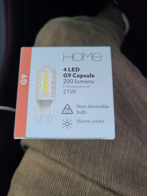 4 G9 LED Birne warmweiß 21w G9 nicht dimmbare Glühbirnen Energiesparend