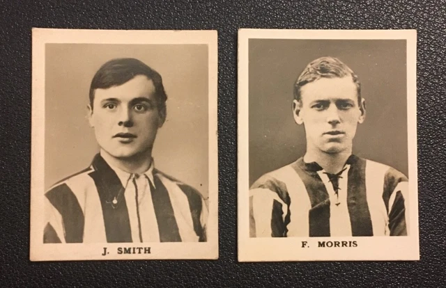 West Bromwich Albion 2 x Trade Cards by Thomson 1923. Footballers (Small Photo)