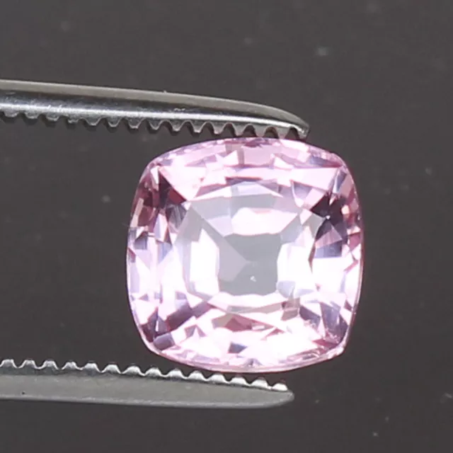 Naturel Rose Morganite 6.00 Carat Coupe Carré Desseré Certifié Brésil Pierre