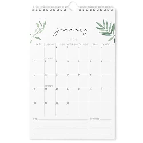 CALENDAR 2024 Vertical 11x17 2024 Wall Calendar Runs Until June 2025