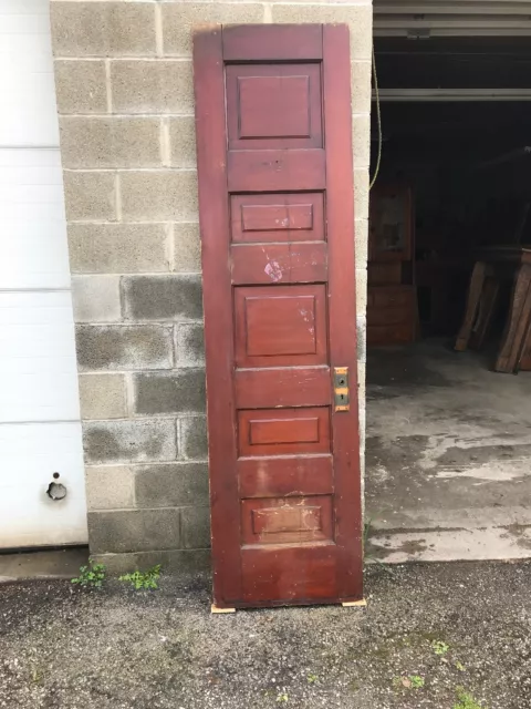 MAR Antique five panel Pine passage door 23.75 x 89.75