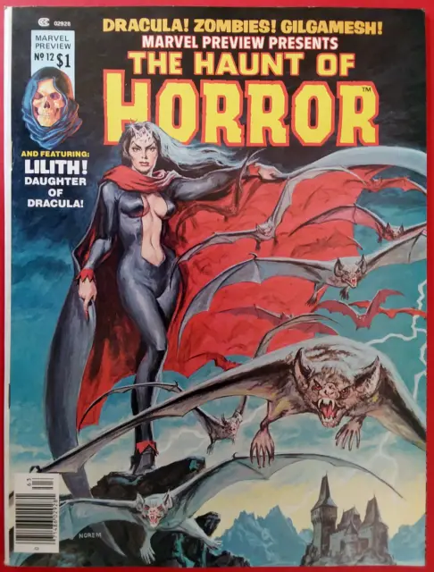 Marvel Preview Haunt of Horror #12 magazine (1977, Marvel) 1st solo Lilith