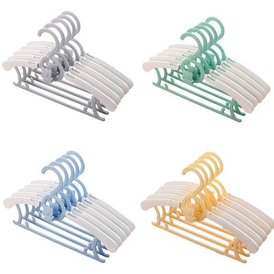 JSF Grucce Appendiabiti in Plastica per Neonati e Bambino 20 Pezzi，4 Colori 