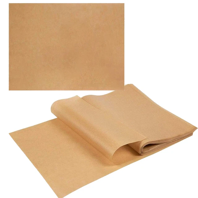 Fogli carta forno per friggitrice aria 25X35cm, carta da forno antiaderente 15pz