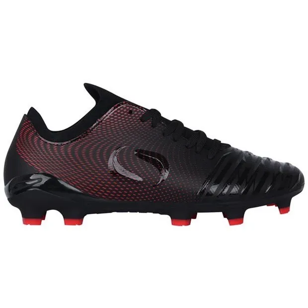 Sondico Blaze Junior FG Football Boots Black Size UK 4 (REF23)