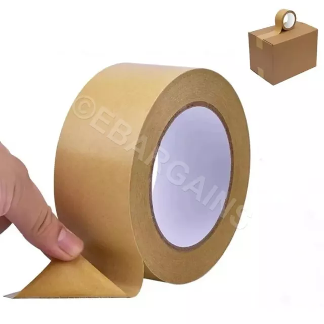 Kraft Paper Tape Eco Packaging 50M Self Adhesive Brown Tape