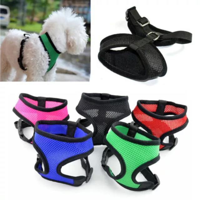 Mesh Padded Soft Puppy Pet Dog Cat Harness Breathable Comfortable Vest S M L XL