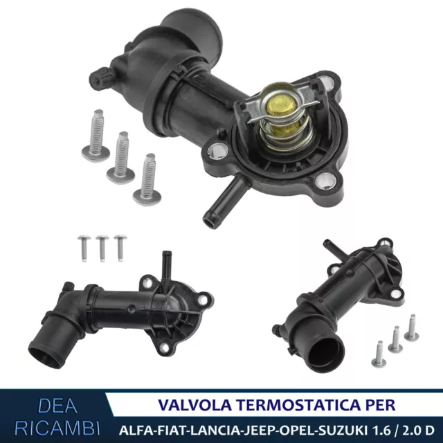 Termostato Valvola Termostatica per FIAT SEDICI 2.0 MULTIJET 99 KW TEPL011