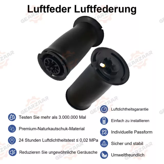 Luftfeder Luftfederung Hinten L+R Für BMW 5er E61 Stoßdämpfer 37126765603 Paar 2