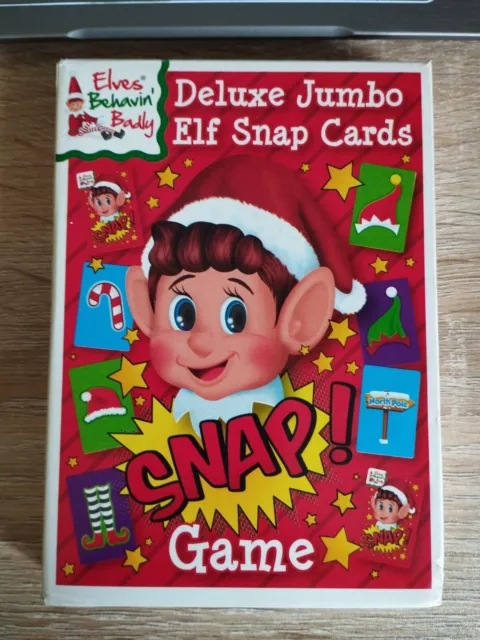 Deluxe Jumbo Elf Snap Card - Christmas Games