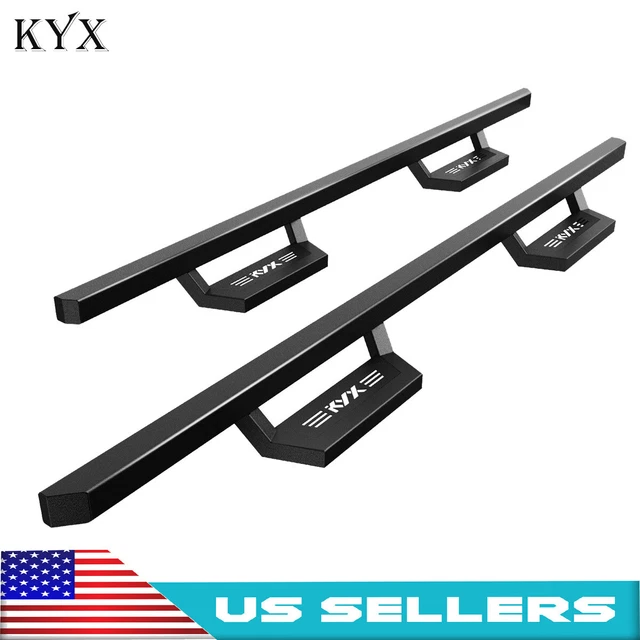6" Running Board for 2009-2014 Ford F-150 Super Crew Cab Nerf Bars Side Step BLK