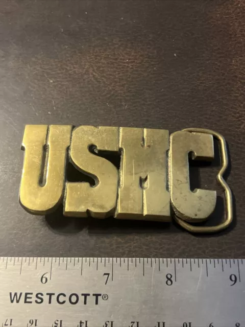 Vintage United States Marine Corp USMC Belt Buckle