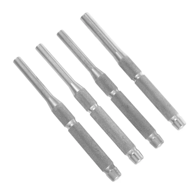 4 Pcs Pin Punch Round Stainless Steel Car Tools Professional Repair Kit