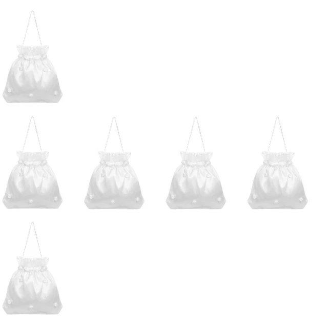 6x Dolly Bag Bridesmaid Dolly Bag Handbag for Wedding Home