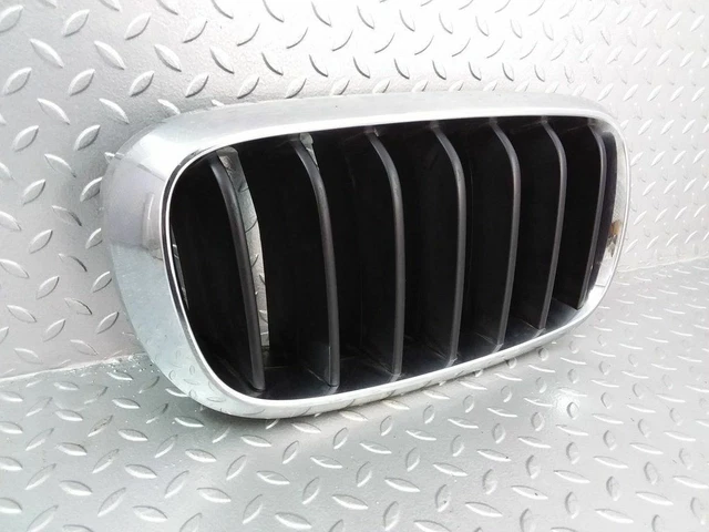 Grille De Pare-chocs Avant Noir Chromé Pour BMW X5 F15 2012-2018 | Pièce De Rechange Design | Installation Facile